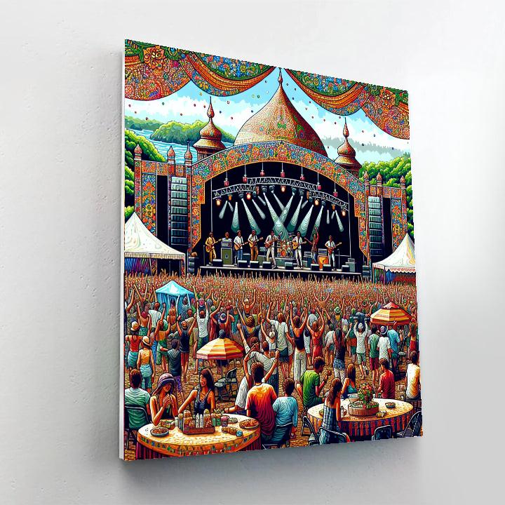 Isle Of Wight Festival - Isle Of Wight Numbered Painting Kits