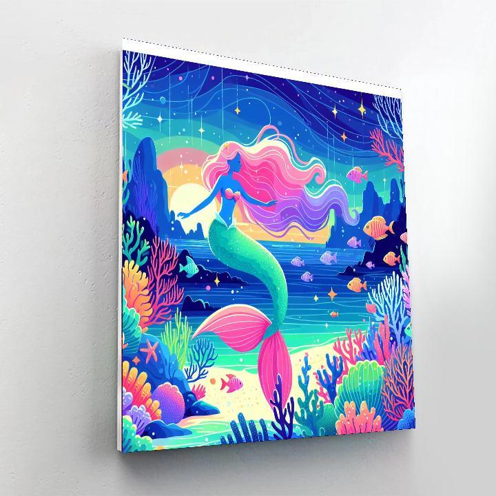 Adventure Mermaid Cove Paint By Numbers