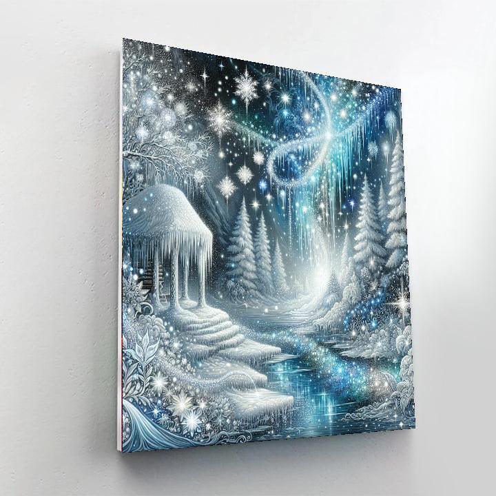 Frozen Winter's Breath Paint By Number