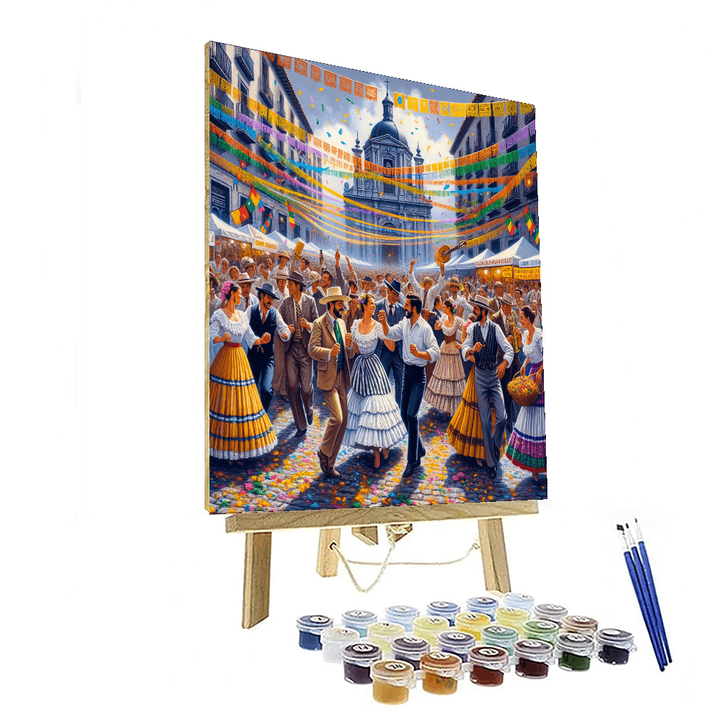 Fiesta De San Isidro - Spain Paint By Numbers