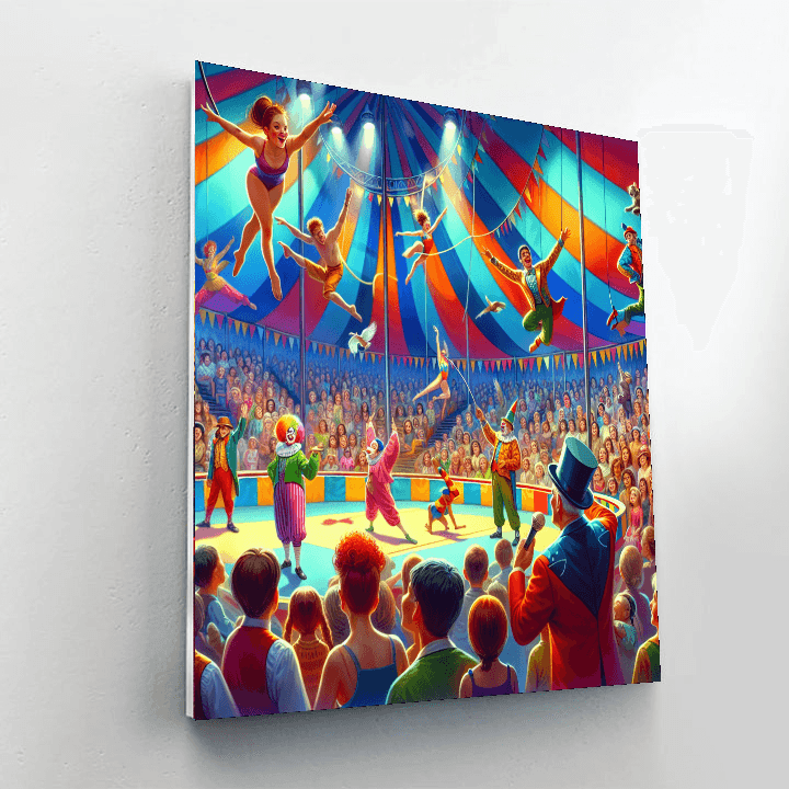 Whimsical Circus Parade Numbered Painting Kits