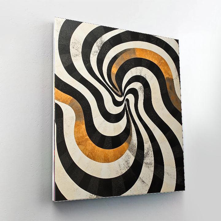 M.C. Escher Inspired Labyrinth Of Lines  Paint By Numbers Kits