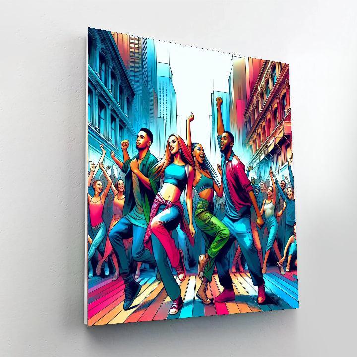 Energetic Street Dance Numbered Painting Kits