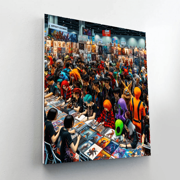 San Diego Comic-con - California, Usa Painting By Numbers Kit