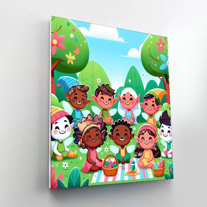 Forest Pixies Picnic Numbered Painting Kits