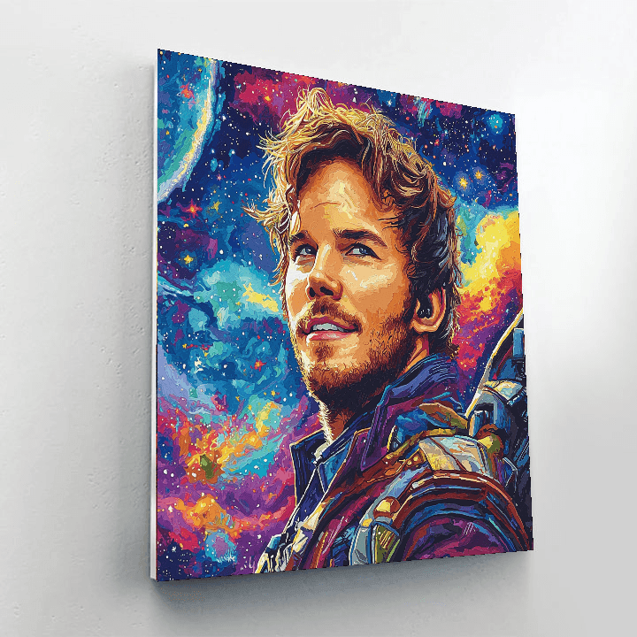 Chris Pratt: Unleashing The Spirit Of Star-lord Paint By Number
