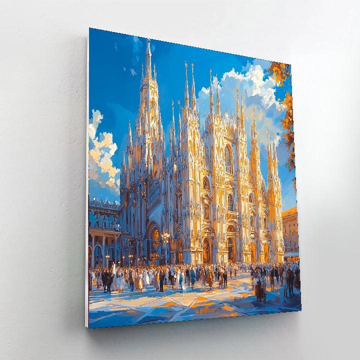 Milan Cathedral - Italy Numbered Painting Kits