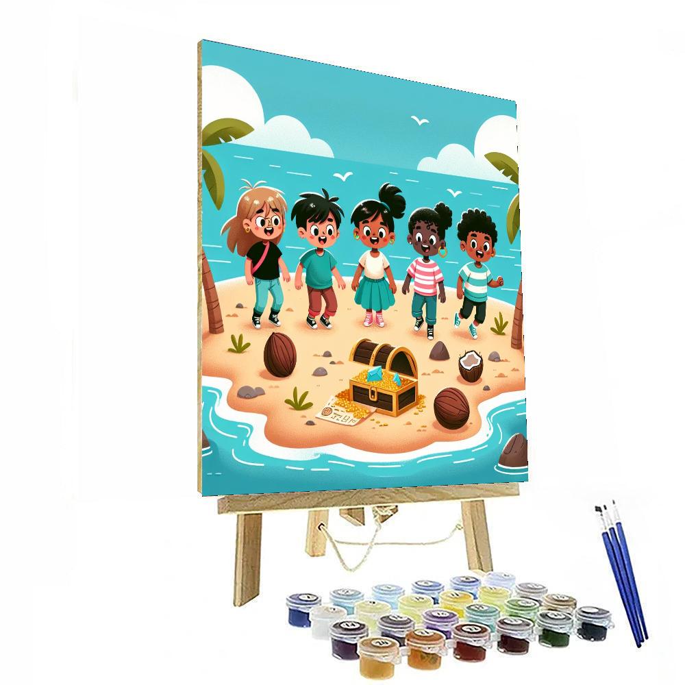 Treasure Island Hunt Paint By Numbers