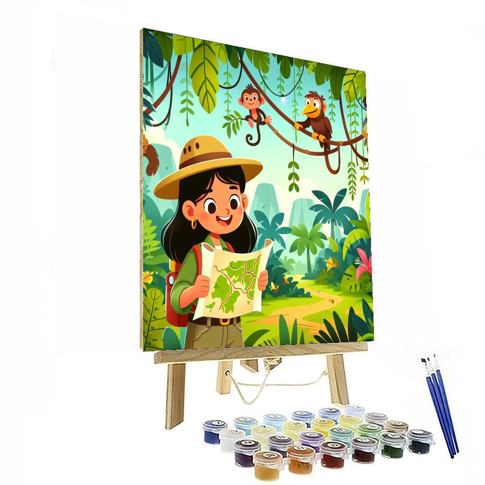 Jungle Exploration Quest Painting Number Kit
