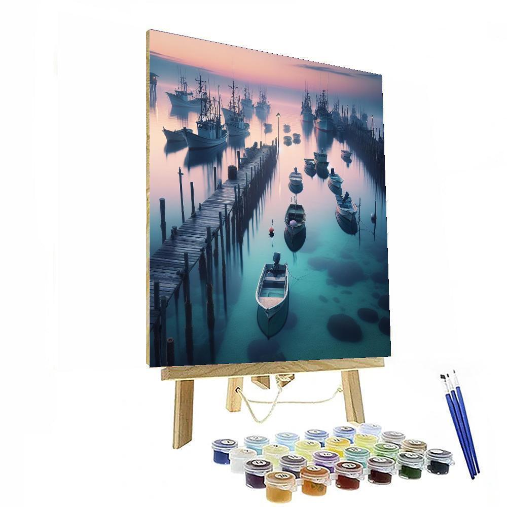 Fisherman’s Wharf Morning Paint By Color