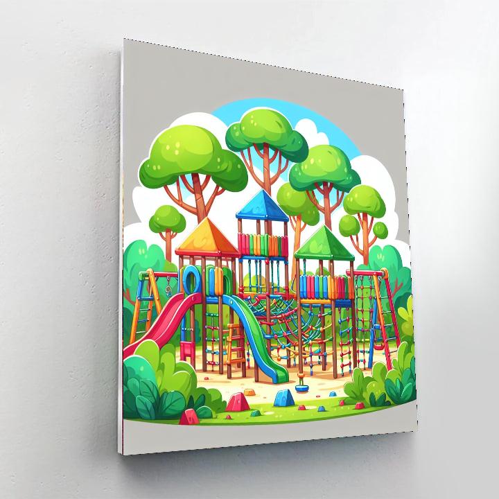 Exciting Jungle Gym Paint By Color