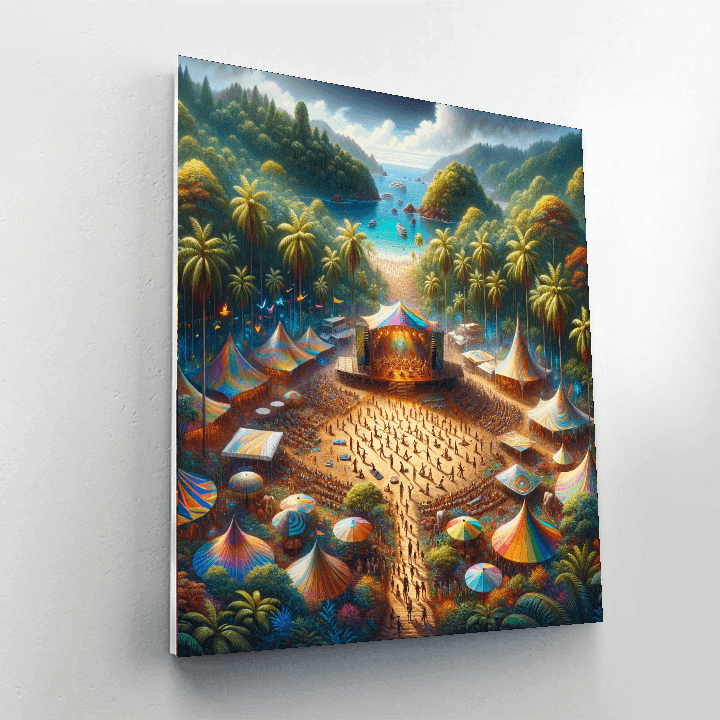 Envision Festival - Uvita, Costa Rica Numbered Painting Kits