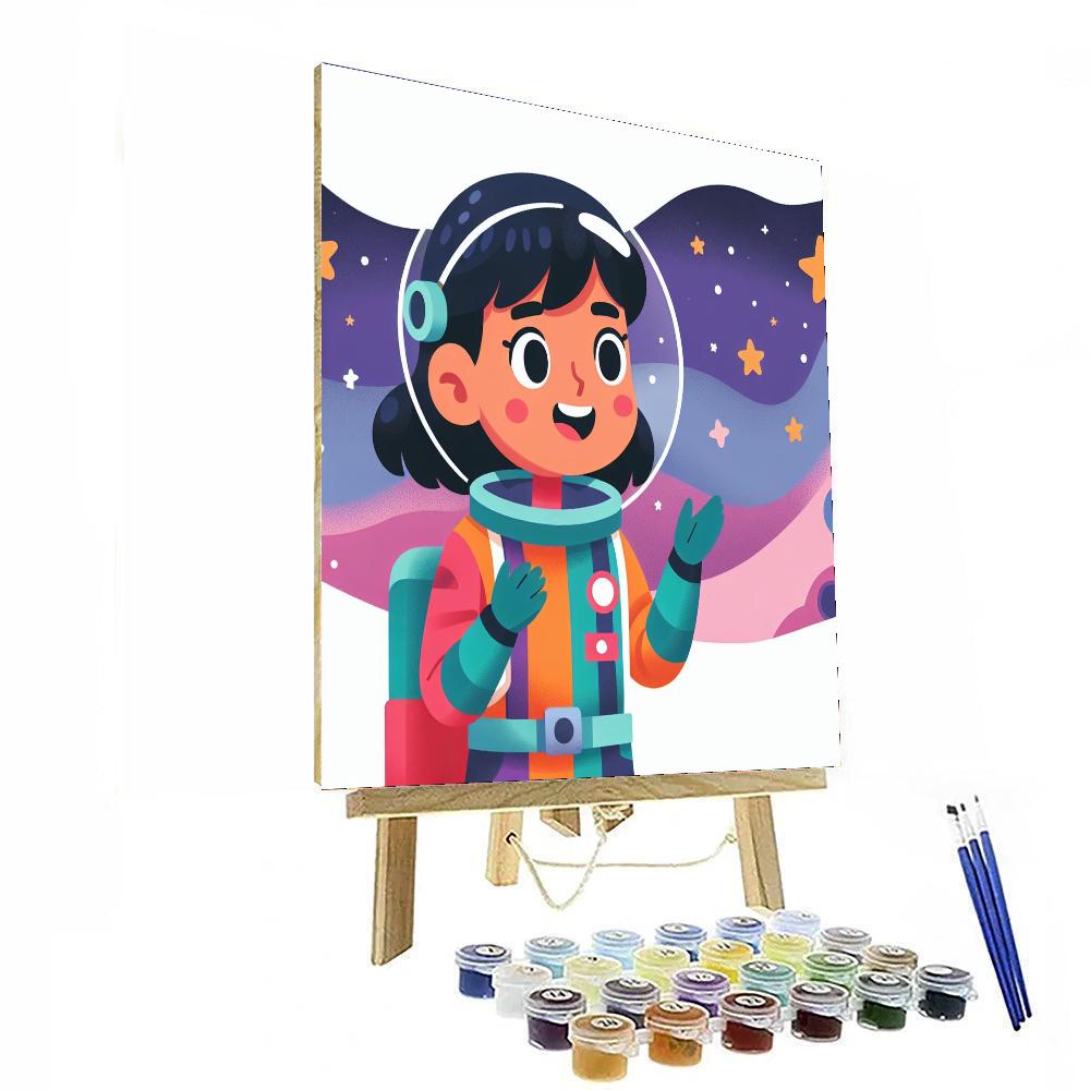 Eager Space Explorer Painting By Numbers Kit