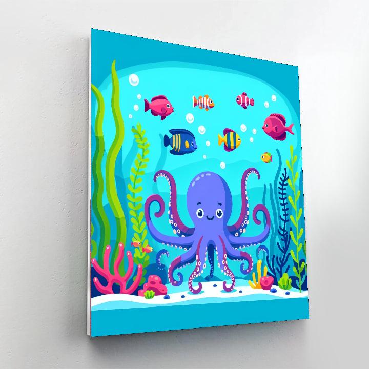 Undersea Explorer Painting Number Kit