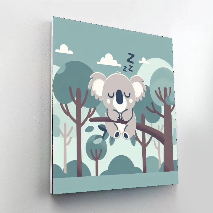 Cuddly Koalas In The Trees DIY Paint By Numbers