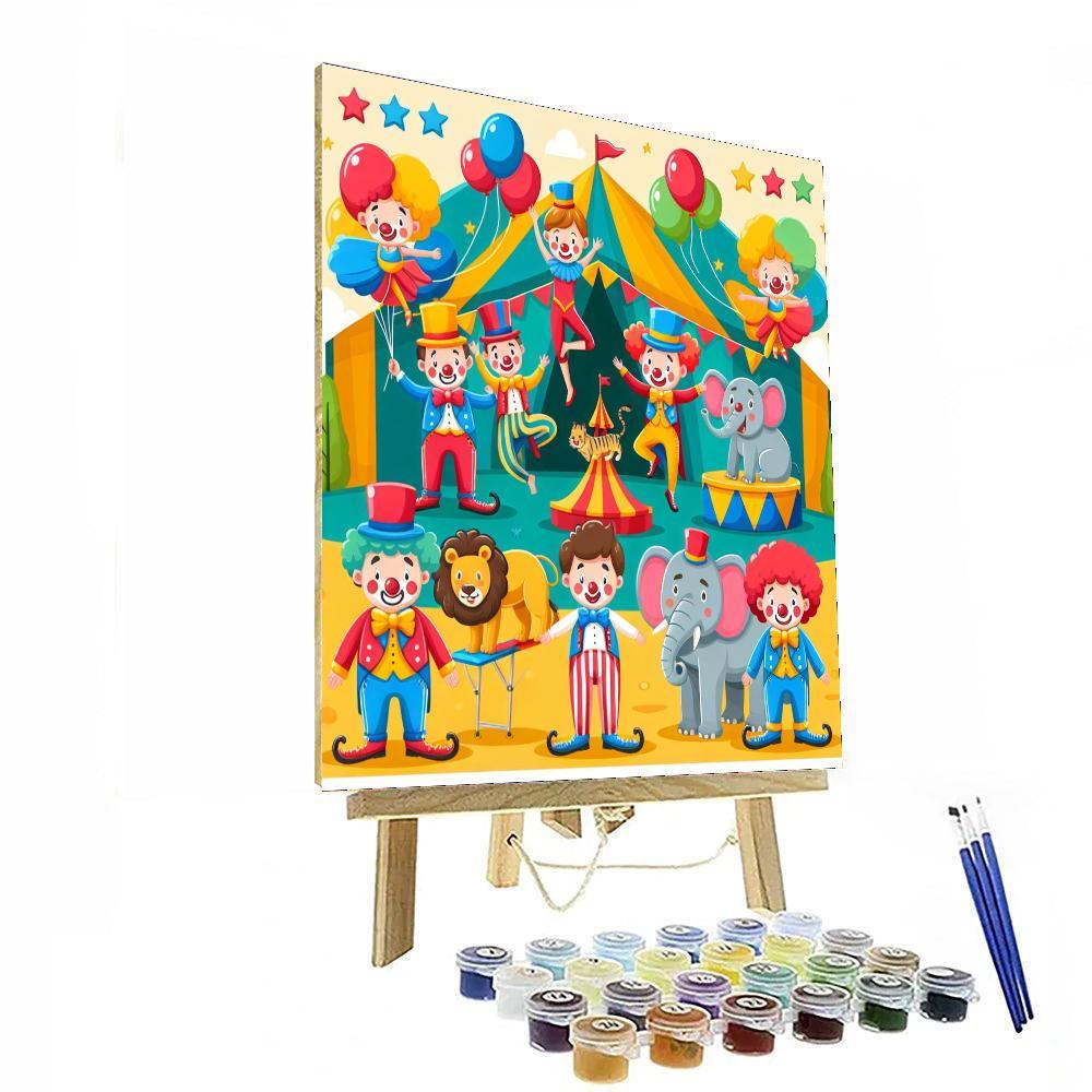 Silly Circus Extravaganza Paint By Numbers Kits