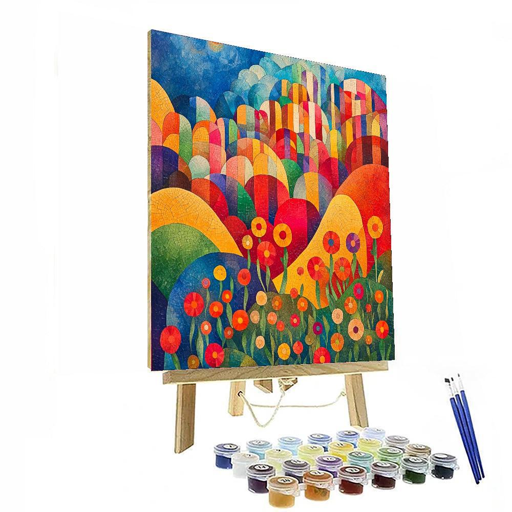 Paul Klee Inspired Expressions Of Color  Numbered Painting Kits