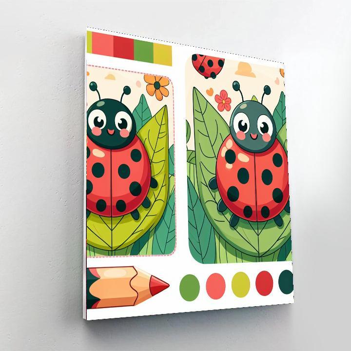 Garden Critters DIY Paint By Numbers