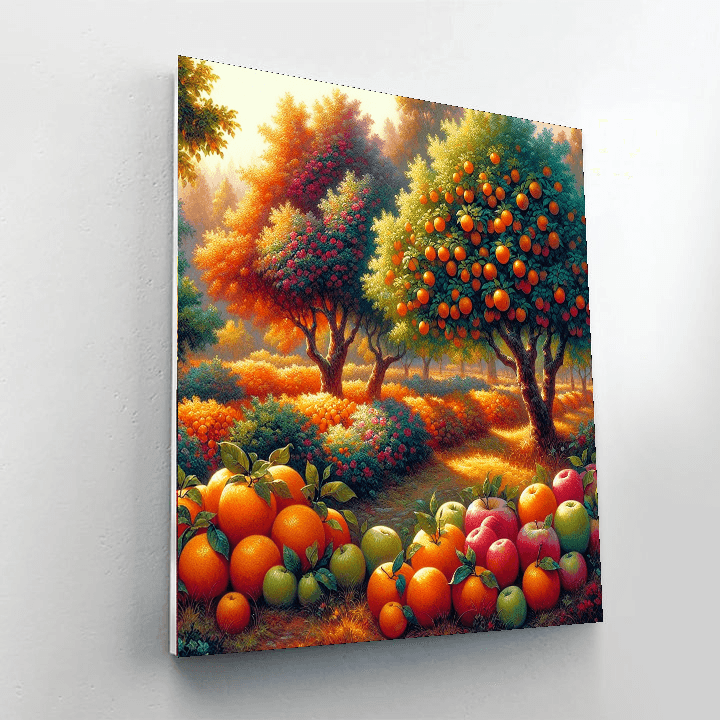 The Magical Orchard Number Painting