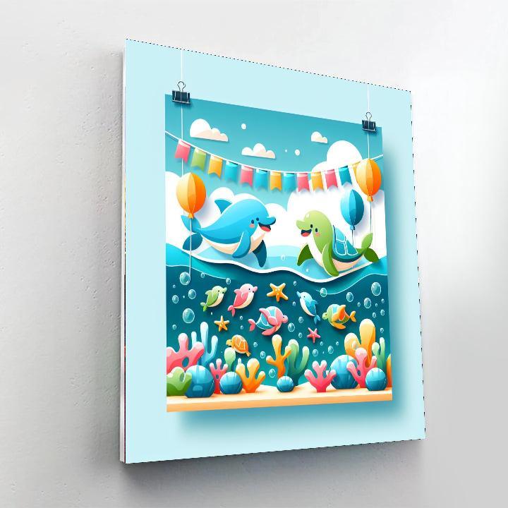Ocean Harmony Festival Painting By Numbers Kit