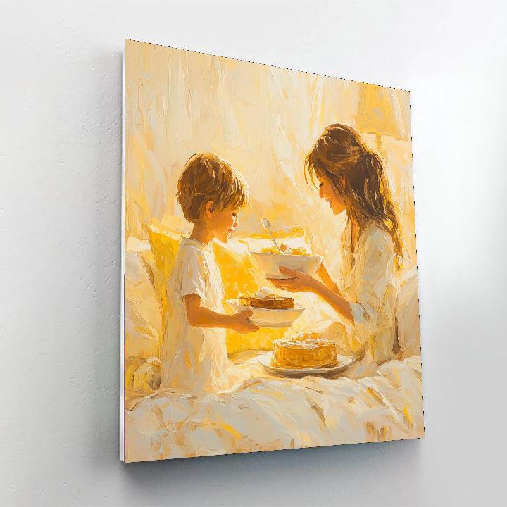 Loving Breakfast In Bed Paint By Numbers