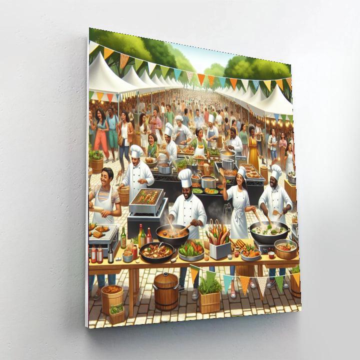 Marion Grasby Food Festival - Australia Painting By Numbers Kit