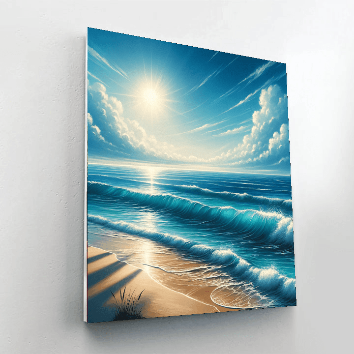 Ocean's Melody Serenity Paint By Number