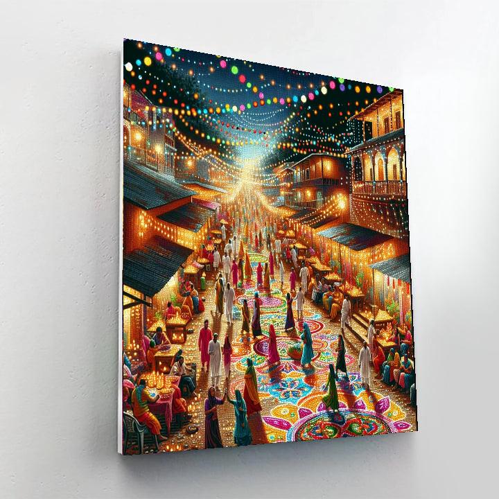 Diwali Festival - Trinidad And Tobago Paint By Numbers Kits
