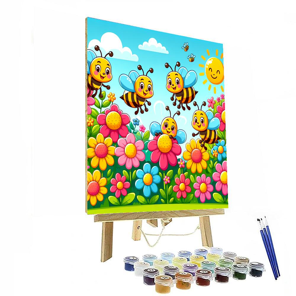 Busy Bee Workshop Painting By Numbers Kit