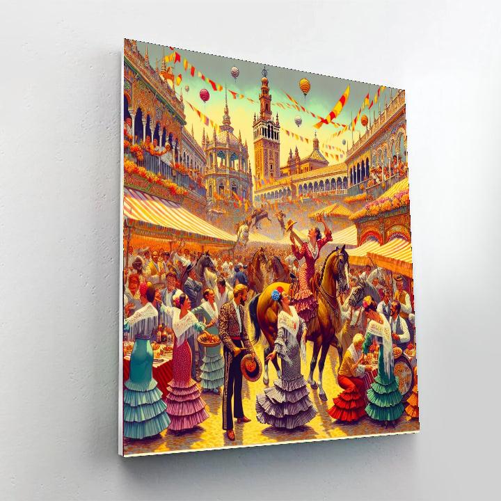 Feria De Sevilla - Spain Paint By Number