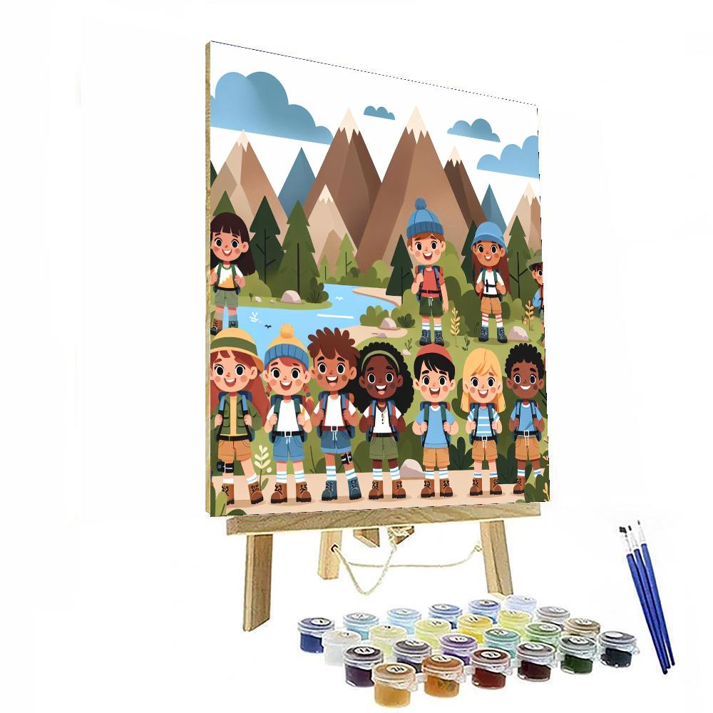 The Adventure Squad Painting Number Kit