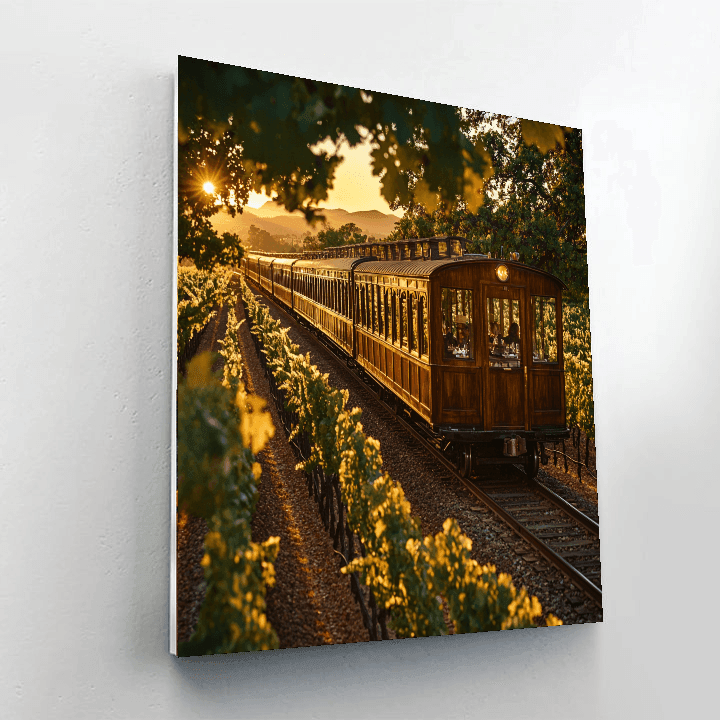 Napa Valley Wine Train - Usa Number Painting