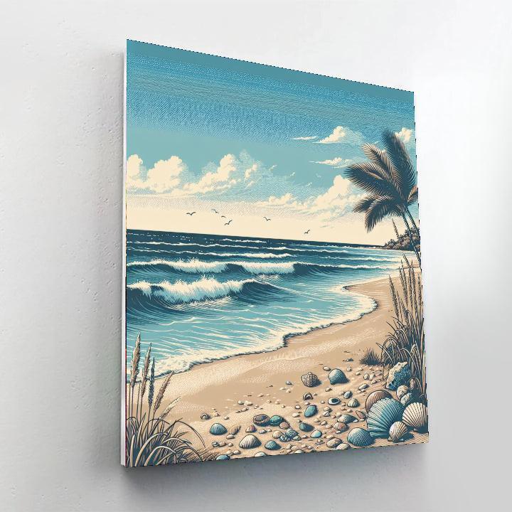 Charming Ocean View DIY Paint By Numbers