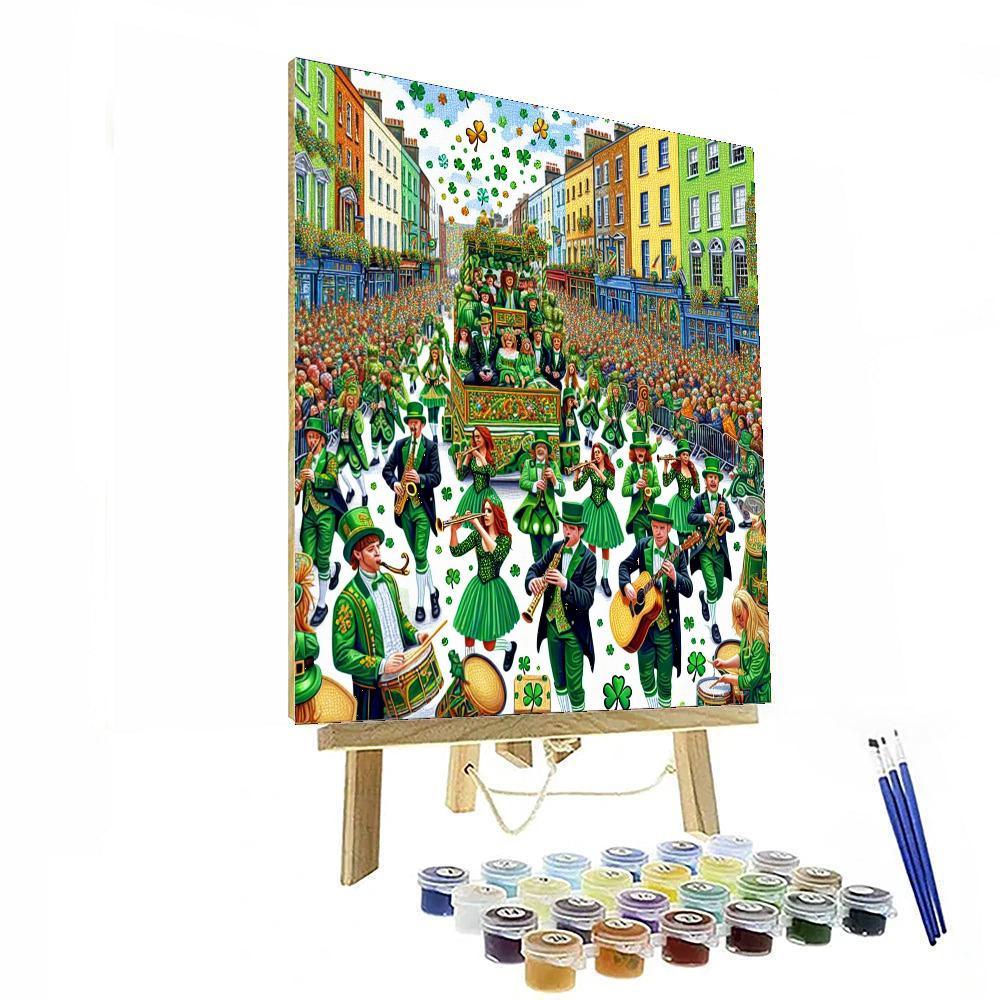 Dublin St. Patrick's Day Festival - Ireland Paint By Numbers Art