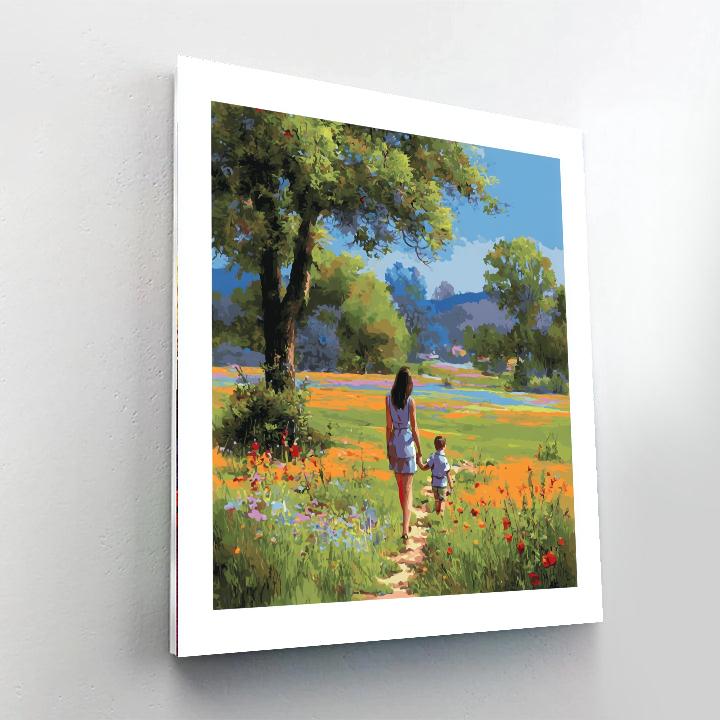 A Mother’s Touch Of Spring Paint By Numbers Kits