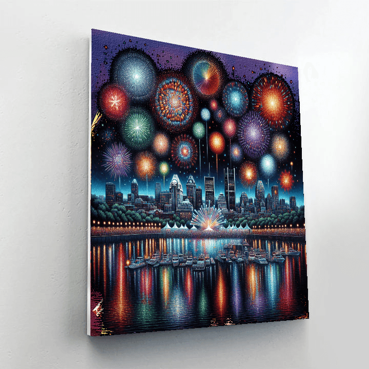 International Fireworks Competition - Canada Numbered Painting Kits