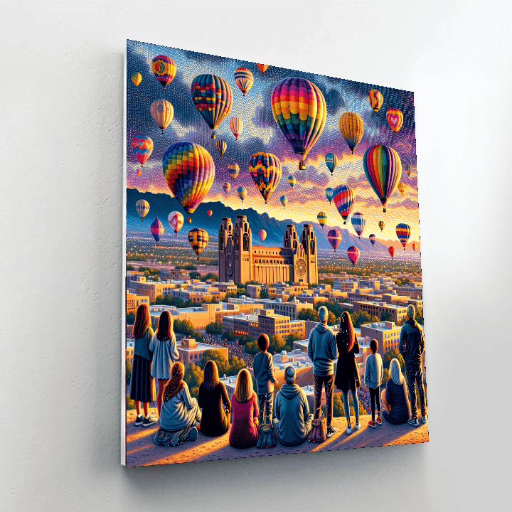 The International Balloon Fiesta Paint By Color