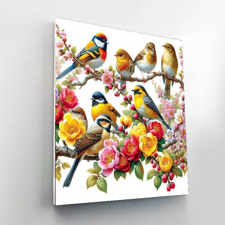 Harmonious Birdsong Painting By Numbers Kit