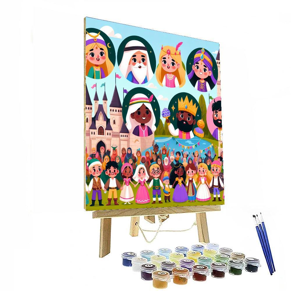 Magic Kingdom Festival Paint By Numbers Kits