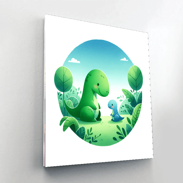 Dino Adventure Paint By Color