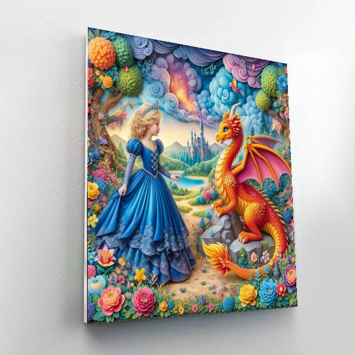 Fantasy Fairy Tale Adventures Paint By Color