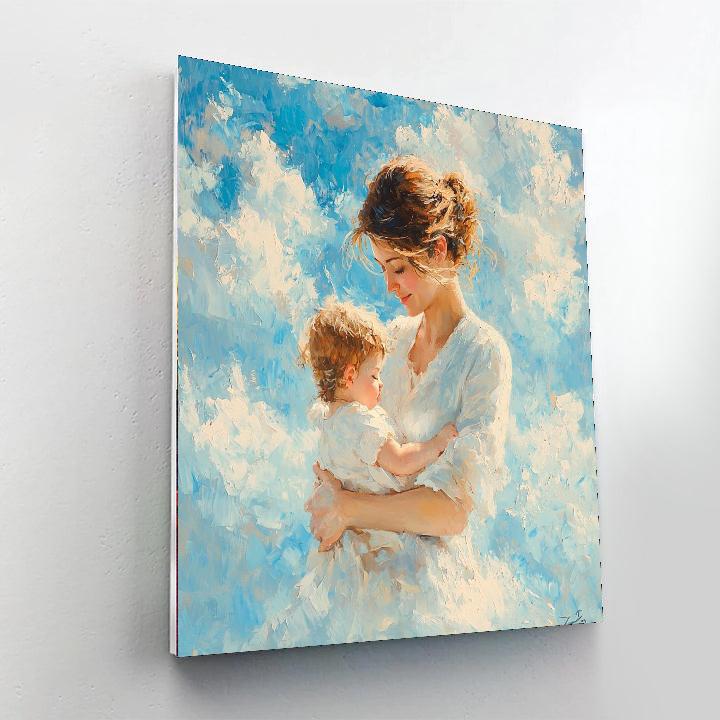 Cuddle In The Clouds Numbered Painting Kits