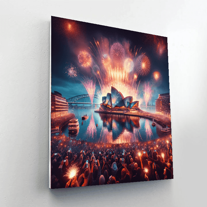 New Year's Eve In Sydney - Australia Paint By Numbers Kits