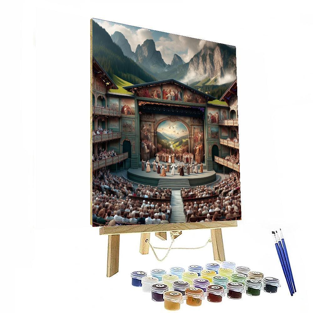 Oberammergau Passion Play - Oberammergau, Germany Paint By Numbers Art