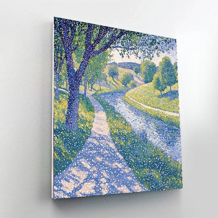 Georges Seurat Inspired Serenity In Symphony  Paint By Numbers Kits