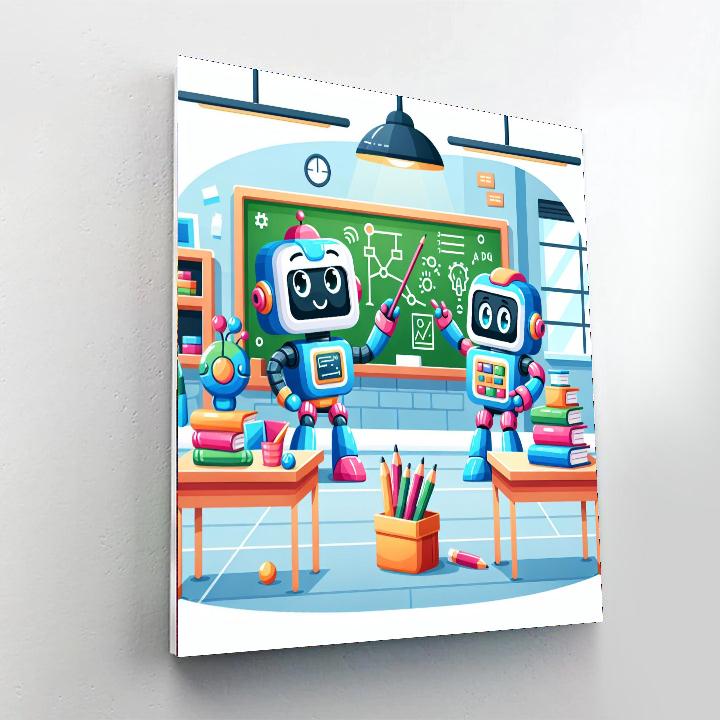 Robot Academy Numbered Painting Kits