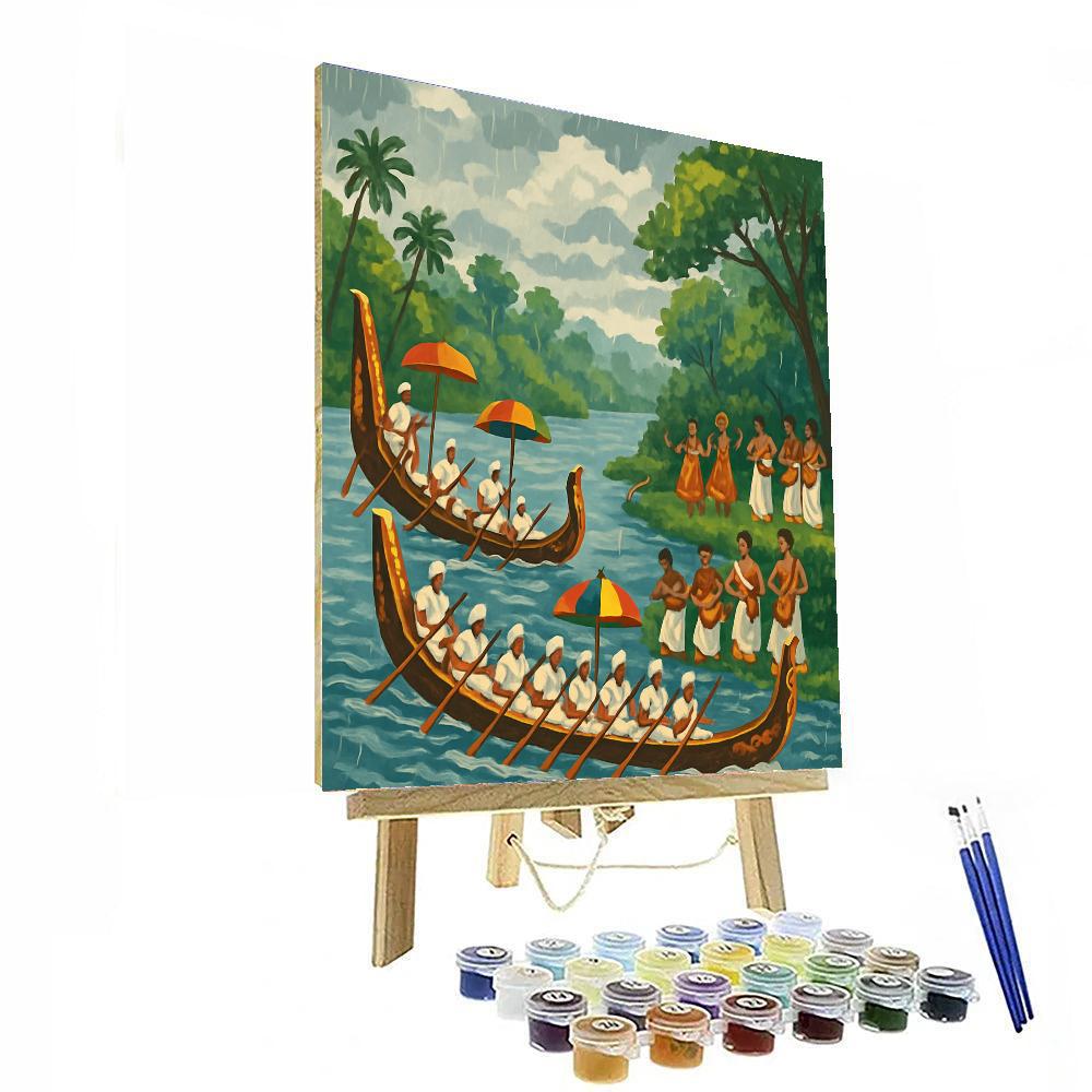 Monsoon Carnival - India Paint By Numbers Kits