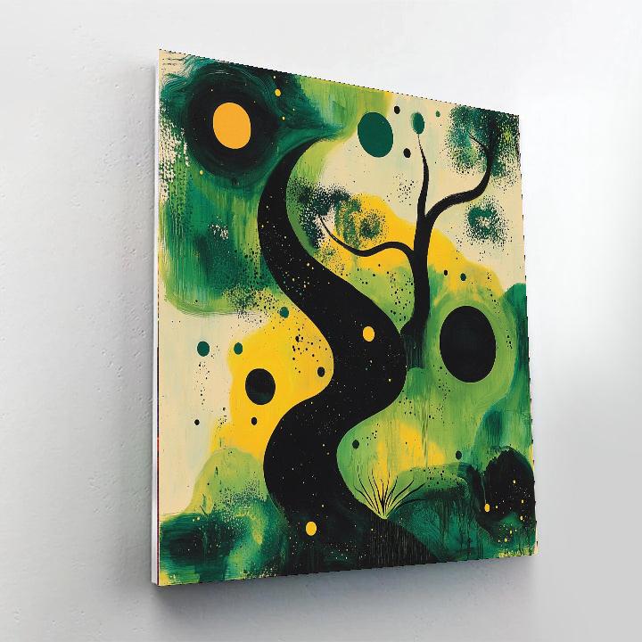 Joan Miró Inspired Organic Impressions  Paint By Color