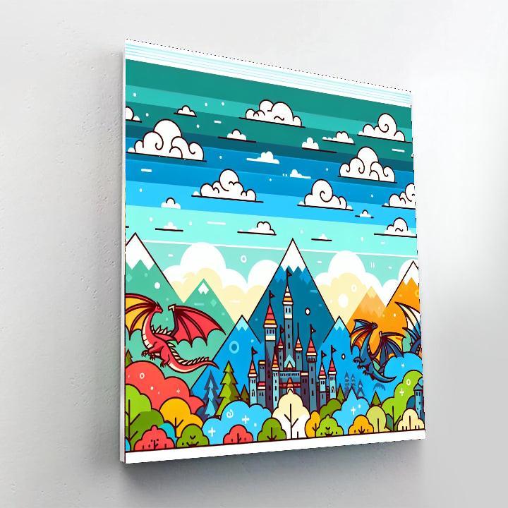 Fantasy Adventure World Paint By Number