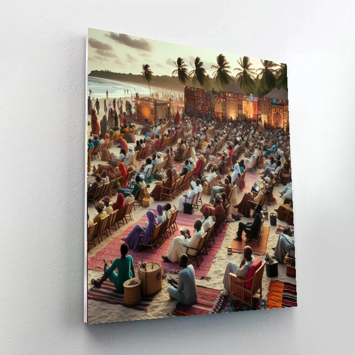 Zanzibar Film Festival - Tanzania Paint By Numbers Art